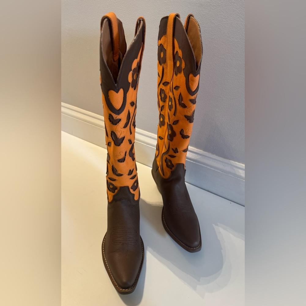 DINGO Goodness Gracious Brown Western Boots NWOT - Picture 14 of 16